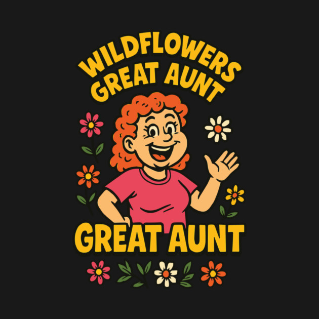 Wildflowers Great Aunt Floral Mother's Day by Customer's Store 1
