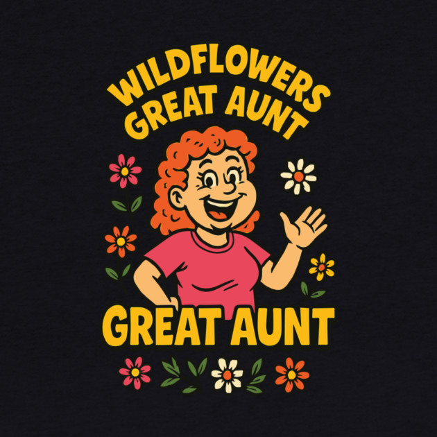 Wildflowers Great Aunt Floral Mother's Day by Customer's Store 1