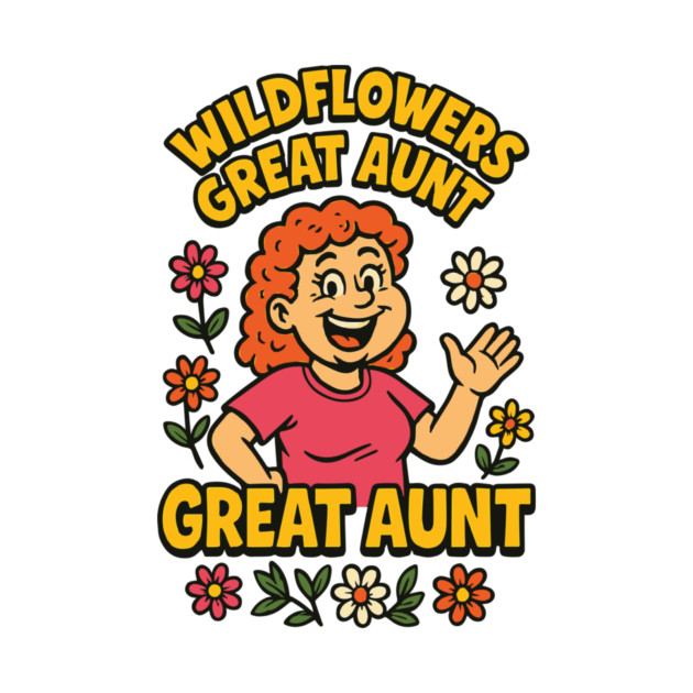 Wildflowers Great Aunt Floral Mother's Day by Customer's Store 1
