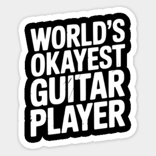 World’s Okayest Guitar Player Magnet