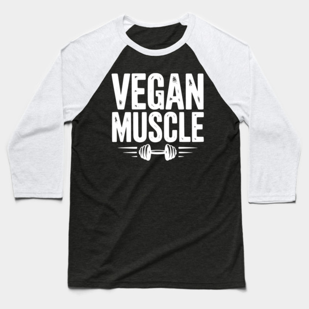 Vegan Muscle Baseball T-Shirt by Frank Ring