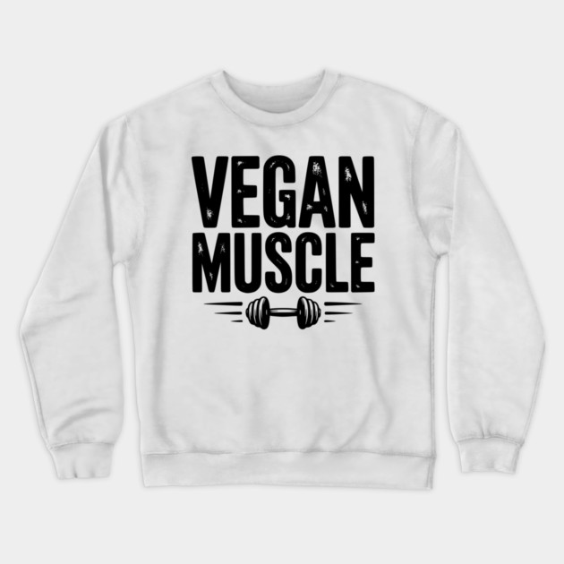 Vegan Muscle Crewneck Sweatshirt by Frank Ring