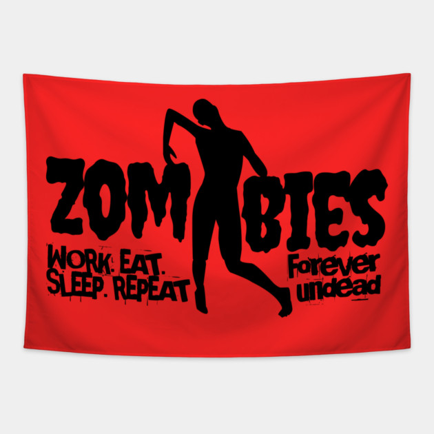 ZOMBIES Tapestry by Fabrik