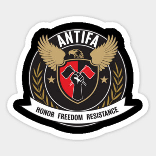 Antifa Coat of Arms Sticker