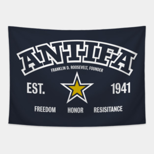 Team Antifa Tapestry
