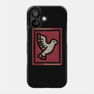 Dove in Cage Freedom Design – Symbolic Bird Artwork Phone Case