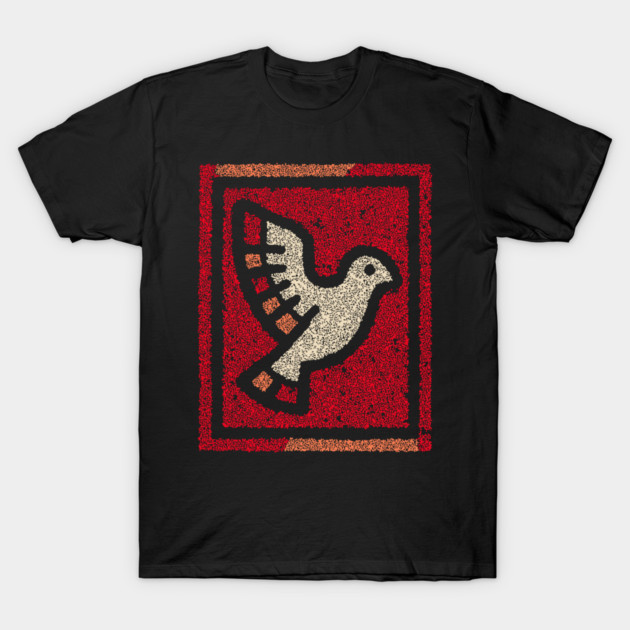 Dove in Cage Freedom Design – Symbolic Bird Artwork T-Shirt by TuncGK