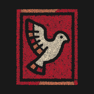 Dove in Cage Freedom Design – Symbolic Bird Artwork T-Shirt