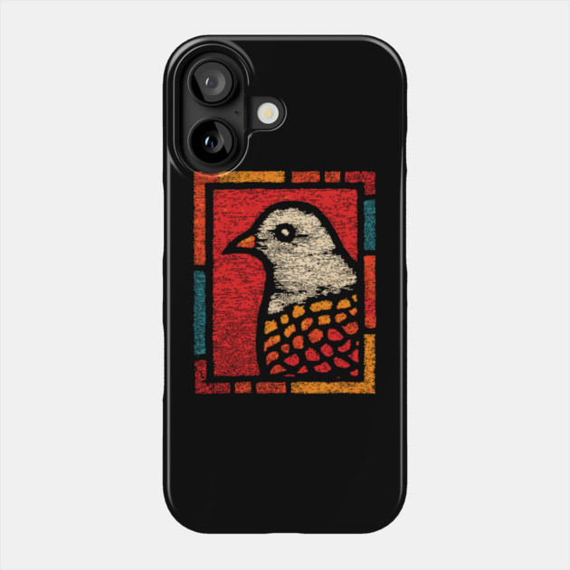 Peace Dove Illustration – Simple Bird Art Design Phone Case by TuncGK