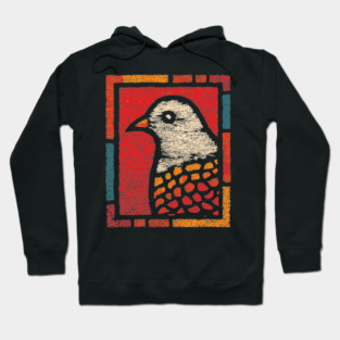 Peace Dove Illustration – Simple Bird Art Design Hoodie