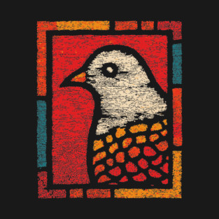 Peace Dove Illustration – Simple Bird Art Design T-Shirt