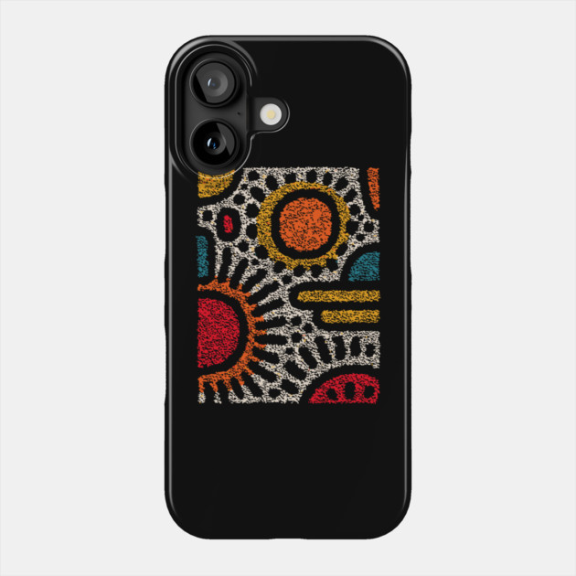 Geometric Abstract Pattern – Modern Shapes Design Phone Case by TuncGK