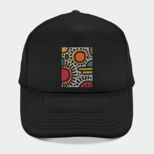 Geometric Abstract Pattern – Modern Shapes Design Hat