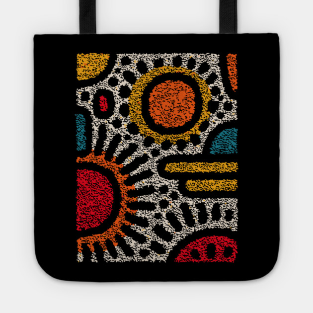 Geometric Abstract Pattern – Modern Shapes Design Tote by TuncGK