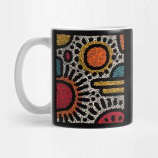 Geometric Abstract Pattern – Modern Shapes Design Mug
