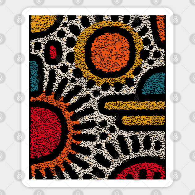 Geometric Abstract Pattern – Modern Shapes Design Sticker by TuncGK