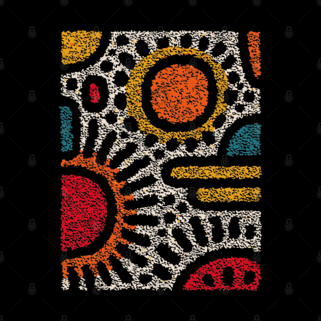 Geometric Abstract Pattern – Modern Shapes Design by TuncGK