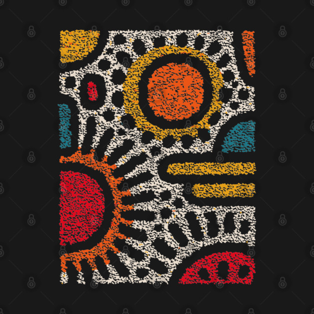 Geometric Abstract Pattern – Modern Shapes Design by TuncGK