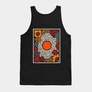 Organics Abstract Shapes – Boho Earthy Art Design Tank Top