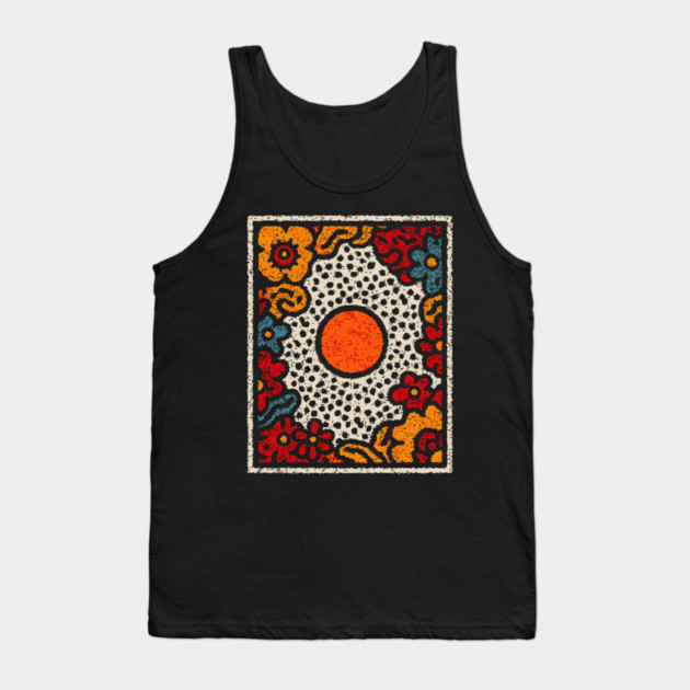 Organics Abstract Shapes – Boho Earthy Art Design Tank Top by TuncGK
