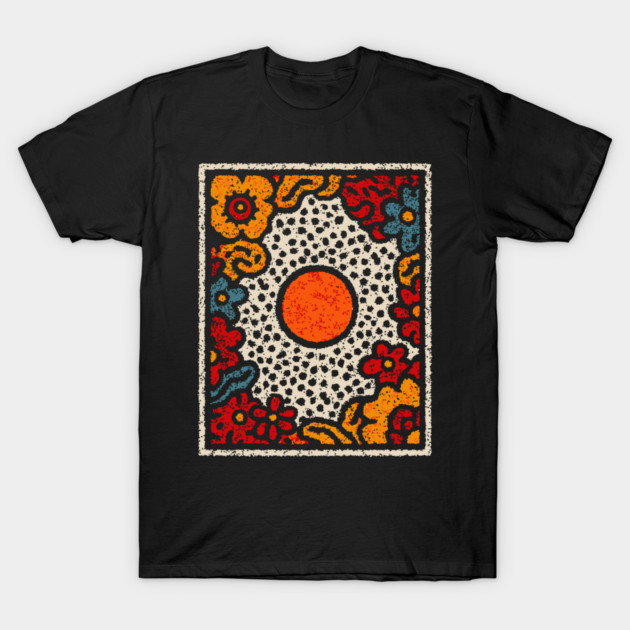Organics Abstract Shapes – Boho Earthy Art Design T-Shirt by TuncGK