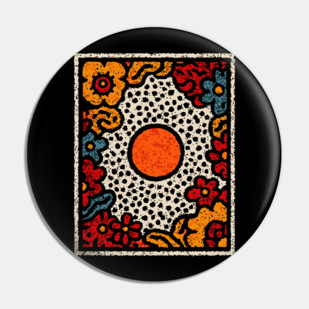 Organics Abstract Shapes – Boho Earthy Art Design Pin by TuncGK