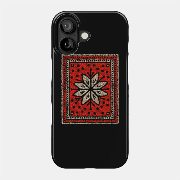 Snow Talisman Symbol – Winter & Nordic Art Design Phone Case by TuncGK