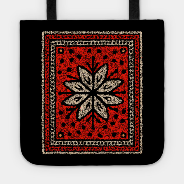 Snow Talisman Symbol – Winter & Nordic Art Design Tote by TuncGK