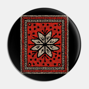 Snow Talisman Symbol – Winter & Nordic Art Design Pin