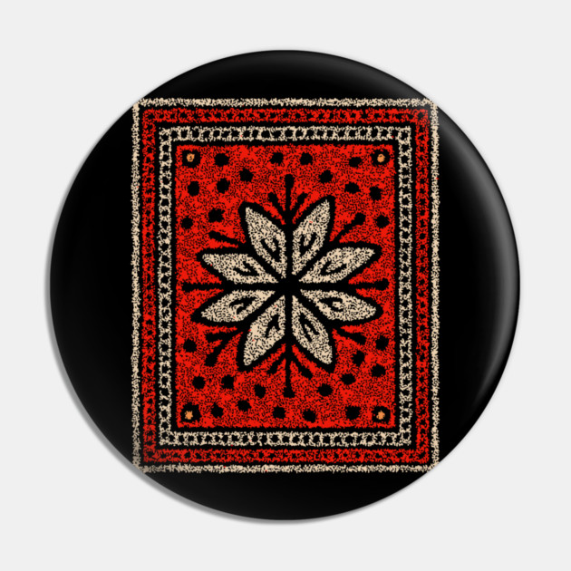Snow Talisman Symbol – Winter & Nordic Art Design Pin by TuncGK