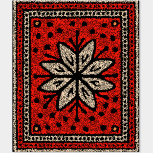 Snow Talisman Symbol – Winter & Nordic Art Design Posters and Art