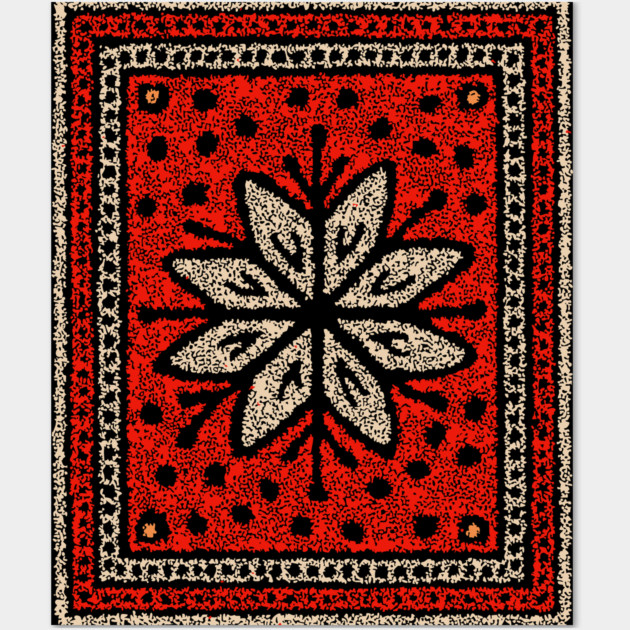 Snow Talisman Symbol – Winter & Nordic Art Design Wall Art by TuncGK