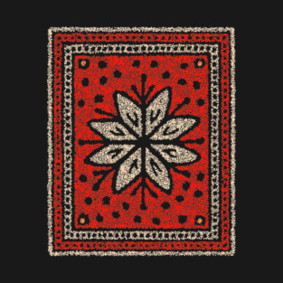 Snow Talisman Symbol – Winter & Nordic Art Design T-Shirt