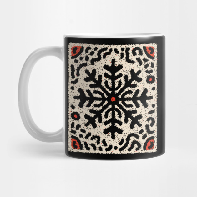 Snow Tribal Pattern – Folk Winter Illustration by TuncGK