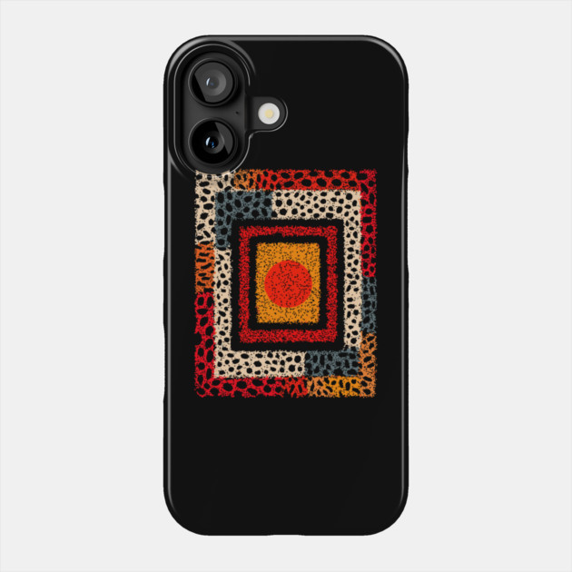 Sponge Abstract Texture – Modern Pattern Print Phone Case by TuncGK