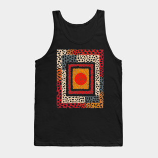 Sponge Abstract Texture – Modern Pattern Print Tank Top