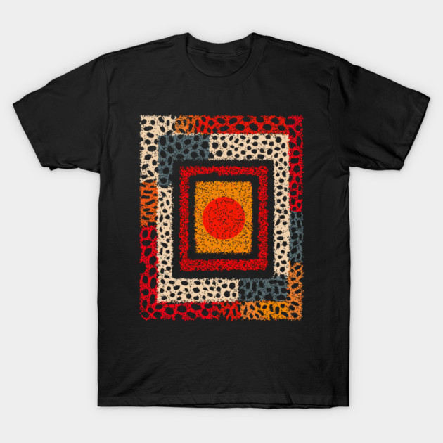 Sponge Abstract Texture – Modern Pattern Print T-Shirt by TuncGK