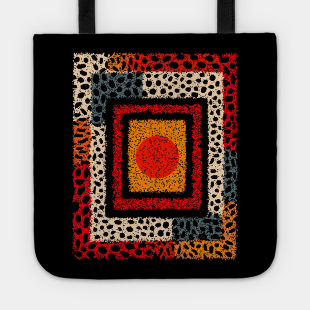 Sponge Abstract Texture – Modern Pattern Print Tote by TuncGK