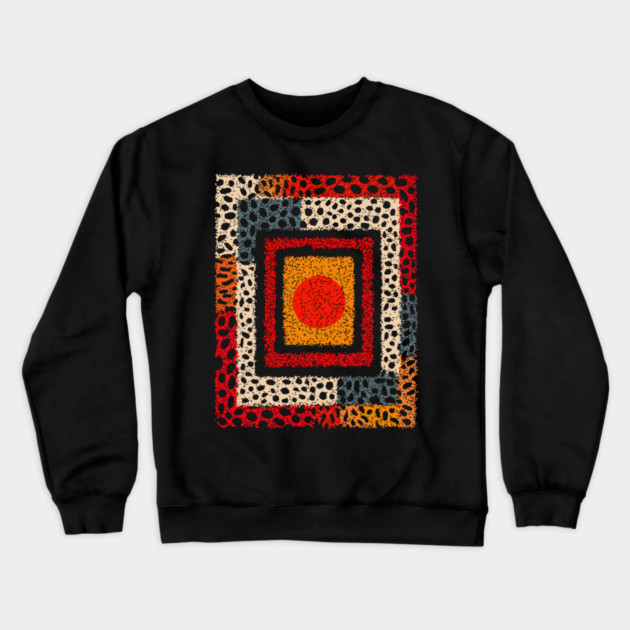 Sponge Abstract Texture – Modern Pattern Print Crewneck Sweatshirt by TuncGK
