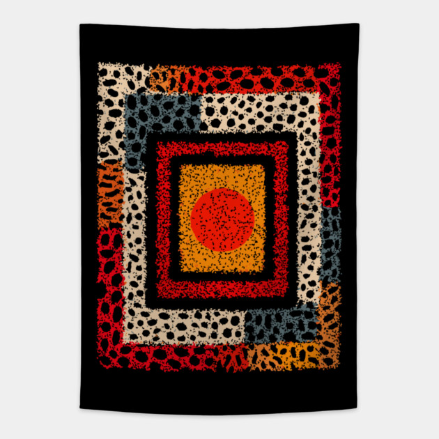 Sponge Abstract Texture – Modern Pattern Print Tapestry by TuncGK