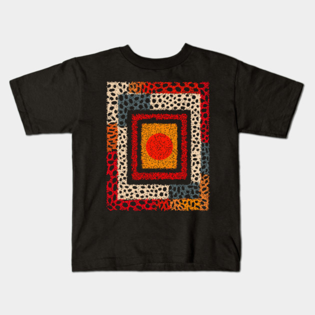 Sponge Abstract Texture – Modern Pattern Print Kids T-Shirt by TuncGK