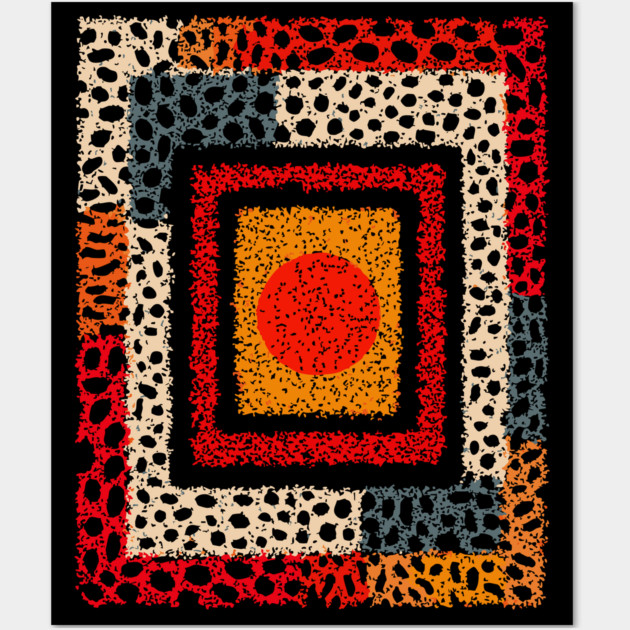 Sponge Abstract Texture – Modern Pattern Print Wall Art by TuncGK