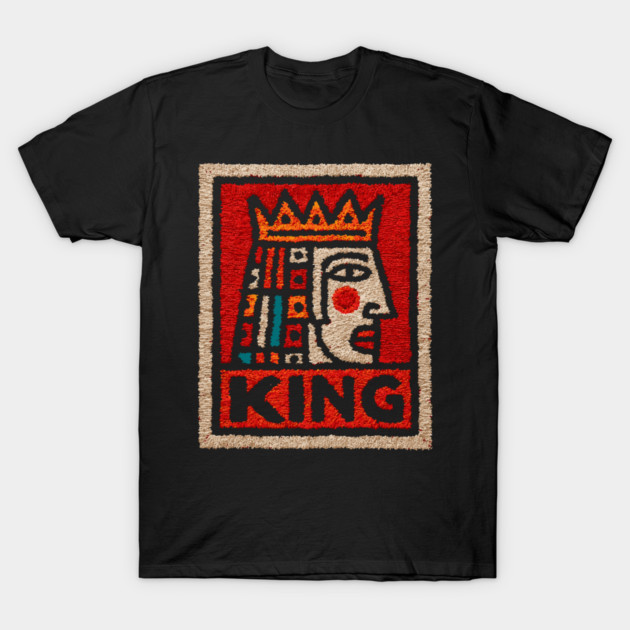 Tarot King Card Design – Royal Occult Art T-Shirt by TuncGK