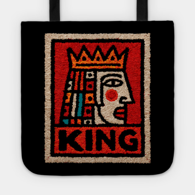 Tarot King Card Design – Royal Occult Art Tote by TuncGK