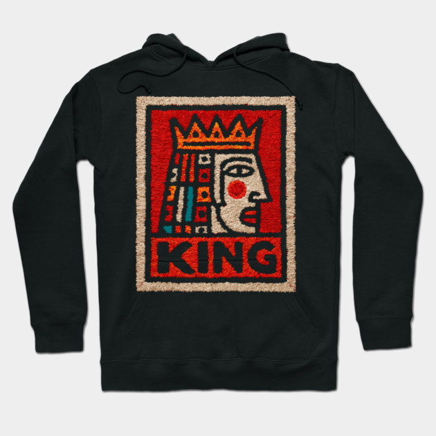 Tarot King Card Design – Royal Occult Art Hoodie by TuncGK