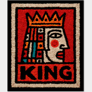 Tarot King Card Design – Royal Occult Art Posters and Art