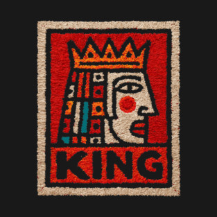 Tarot King Card Design – Royal Occult Art T-Shirt