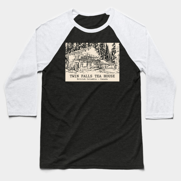 Twin Falls Tea House - British Columbia Baseball T-Shirt by Lakeric