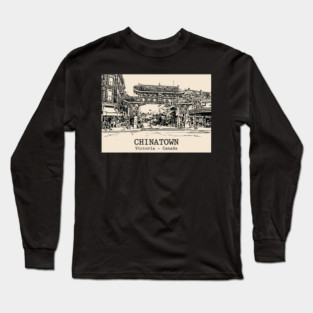 Chinatown - Victoria BC Long Sleeve T-Shirt
