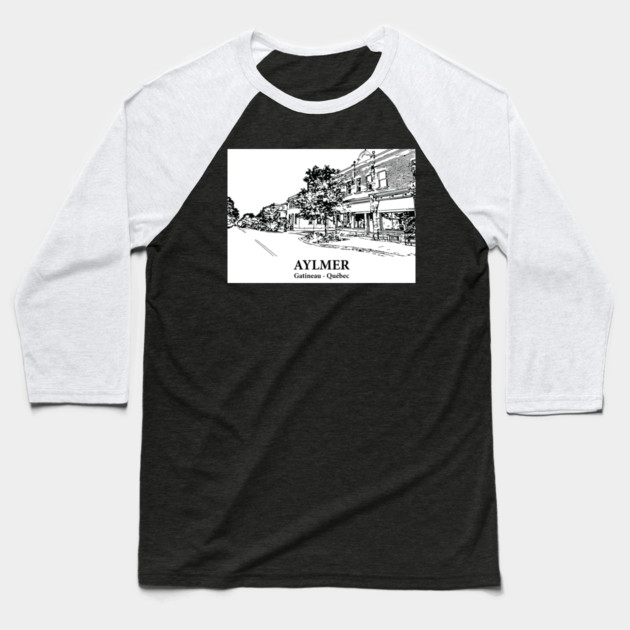 Aylmer - Gatineau QC Baseball T-Shirt by Lakeric